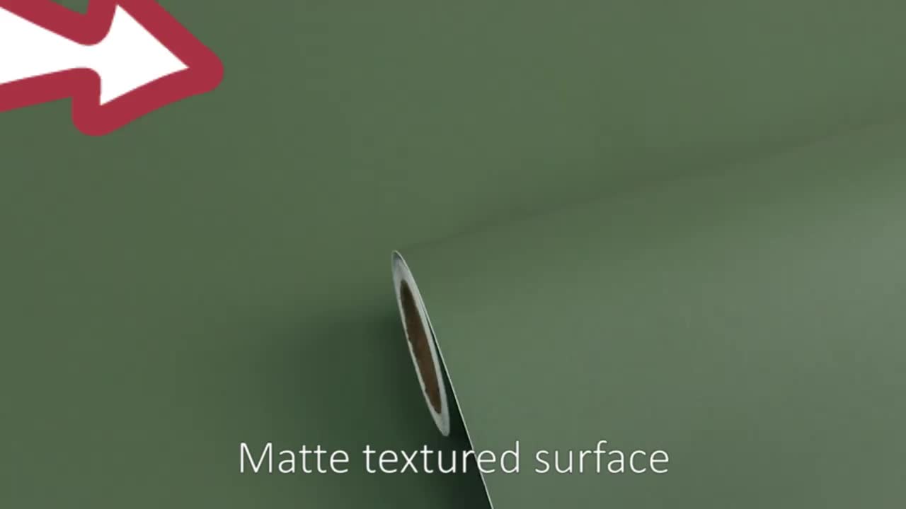 1 Roll Solid Dark Blue Thick Peel & Stick Wallpaper