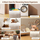 Large Rectangle Woven Basket - 3 Colors