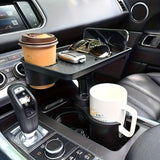 Adjustable Center Console Storage Shelf with Cup Holders