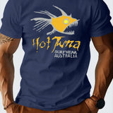 Men's 100% Cotton T-Shirt - Surf Graphic Tee with Australian Surfwear Style