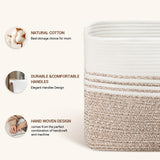 Large Rectangle Woven Basket - 3 Colors