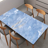 Blue Patterned Jade Stone Marble Wallpaper, Self-Adhesive