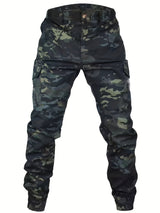 Men's Camouflage Cargo Pants | Multi-Pocket Tactical Workwear