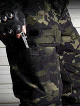 Men's Camouflage Cargo Pants | Multi-Pocket Tactical Workwear