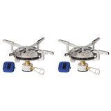Outdoor Camping Gas Stove with Storage Bag