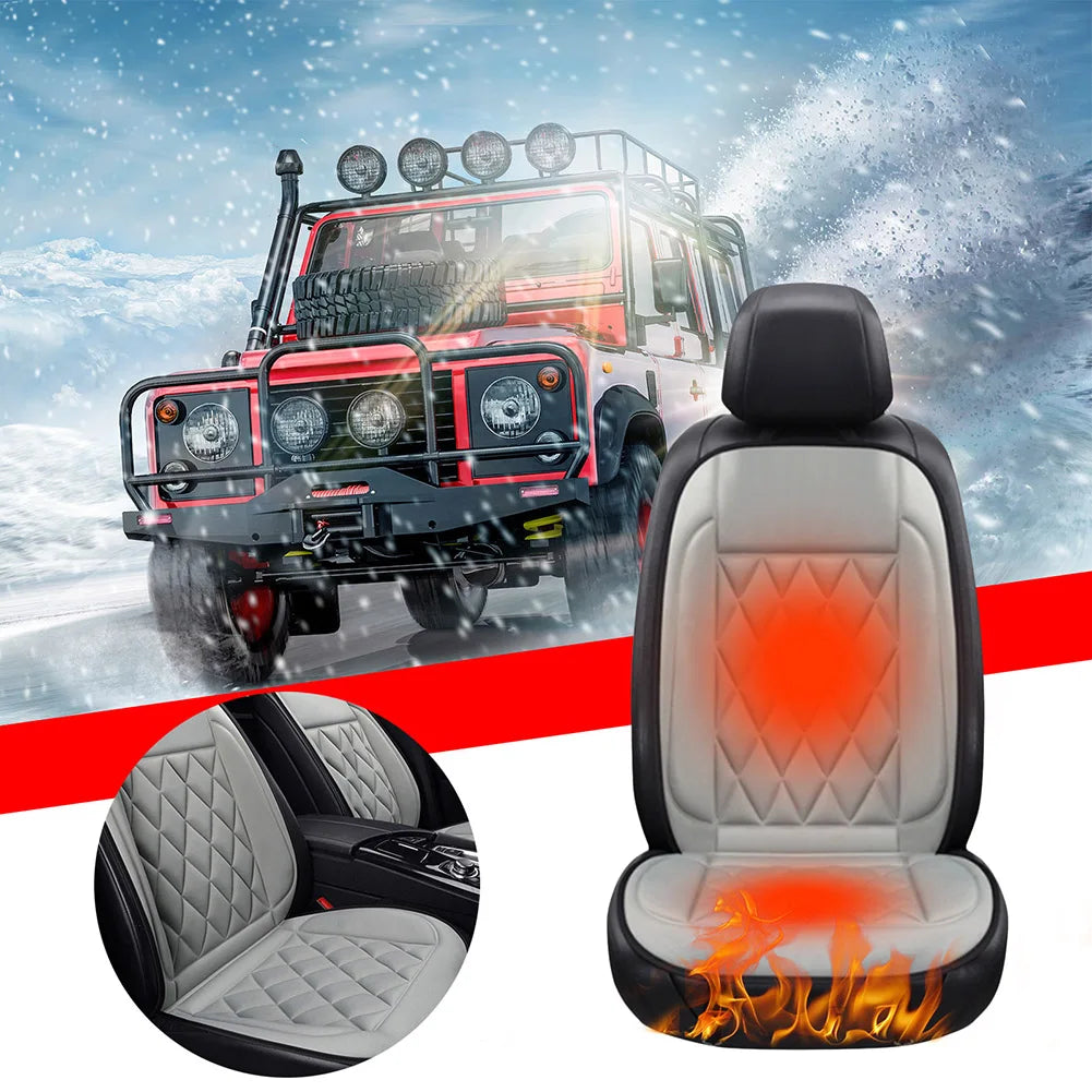 Adjustable Heating Car Seat Cushion (Black & Gray only)