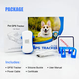 GPS Waterproof Tracker for Pets - Smart Locator with App