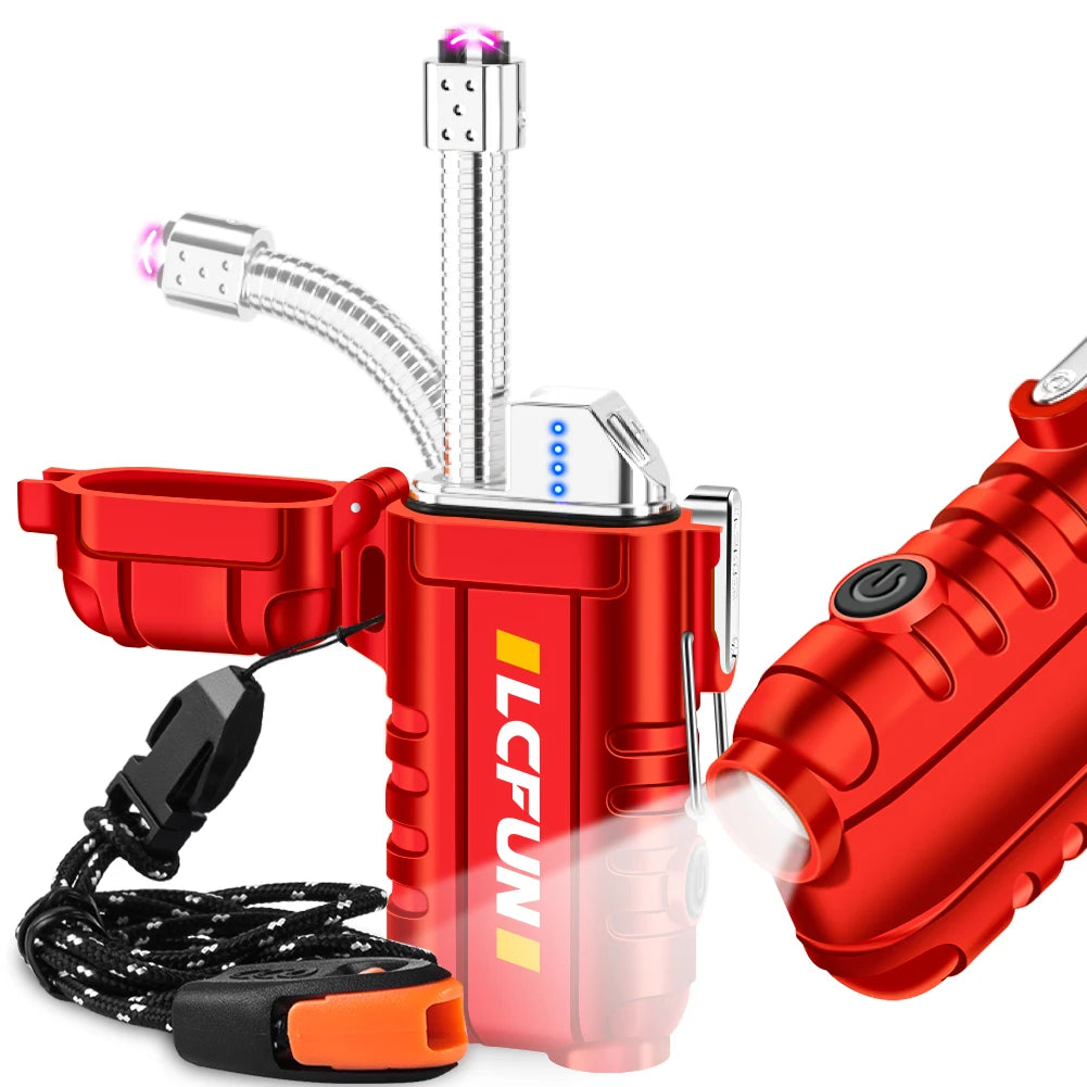 Waterproof Electric Lighter, Windproof, USB