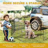 Sturdy Black Octagonal Metal Dog Playpen - 8 Panels ea.
24" x 24" Panels to run along bottom of RV for no escape!