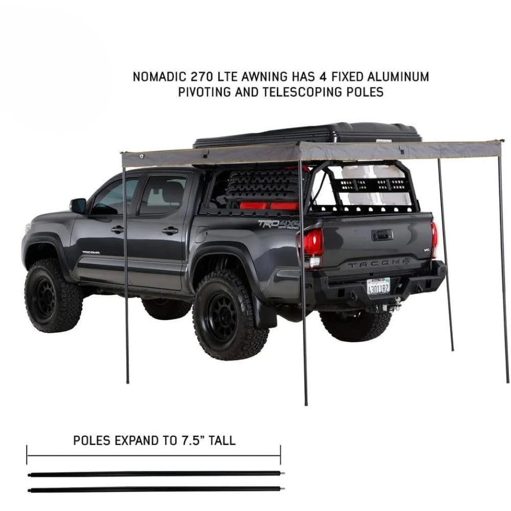 Dark Gray Drivers Side 270-degree Awning