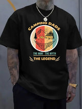 Men's Camping Dad Graphic T-Shirt