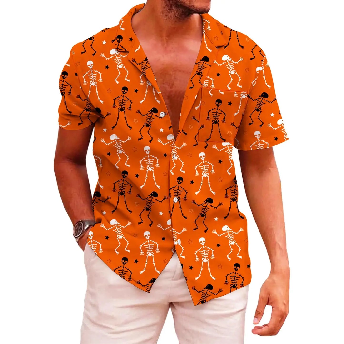 Halloween Hawaiin Shirt for Men