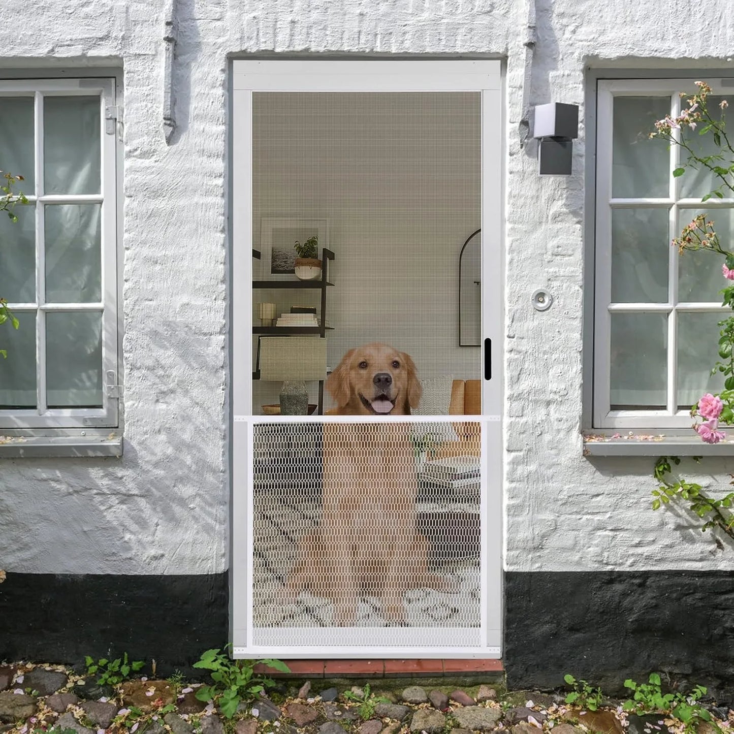Guardian Steel Pet Grille Screen Door Protector