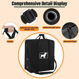 Dog Playpen Storage Bag, 25.2 ‘L x 7.9 “W x 25.2”H 8 Panels and 9 Stakes