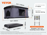 Rooftop Tent Hard Shell with Telescopic Ladder