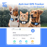 GPS Waterproof Tracker for Pets - Smart Locator with App
