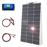 12V Flexible Waterproof Solar Panel Kit with Controller