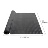 Diamond-Plate Rubber Flooring Roll