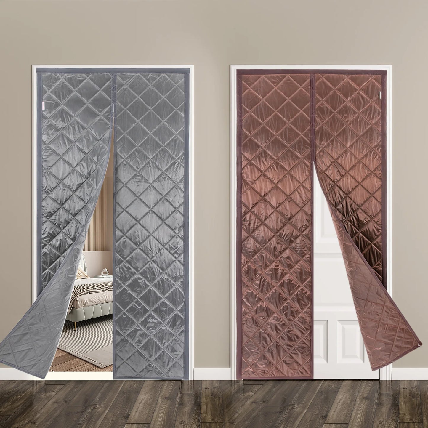 Magnetic Thermal Insulated Door Curtain