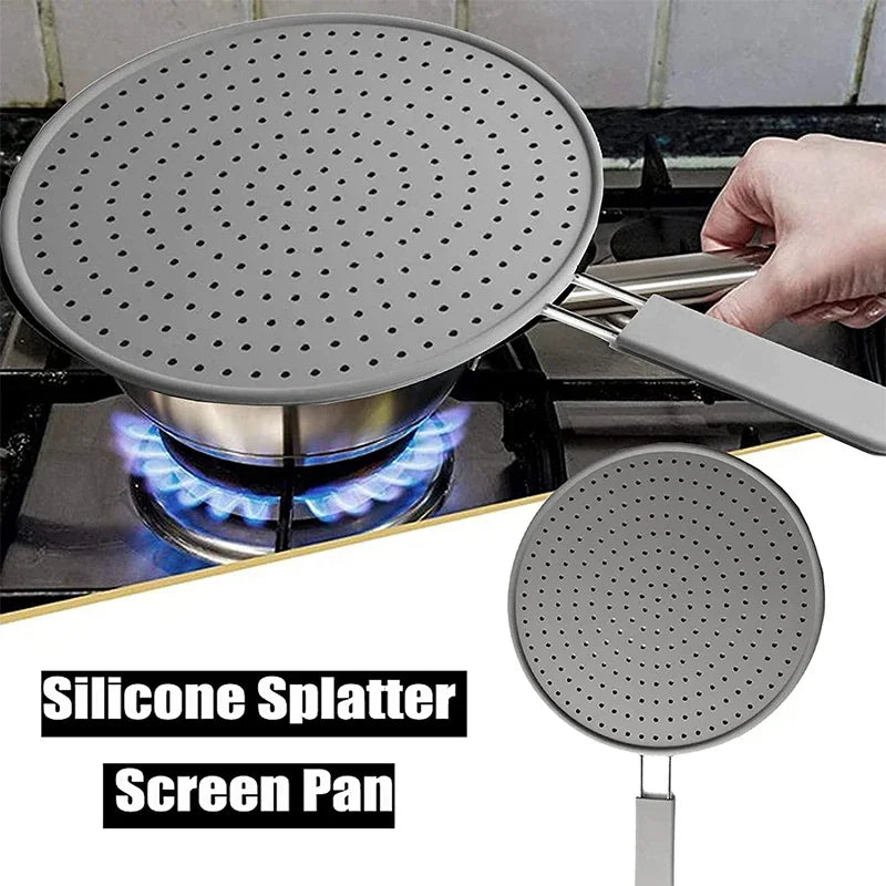 Universal Silicone Kitchen Splatter Screen and Drain Board