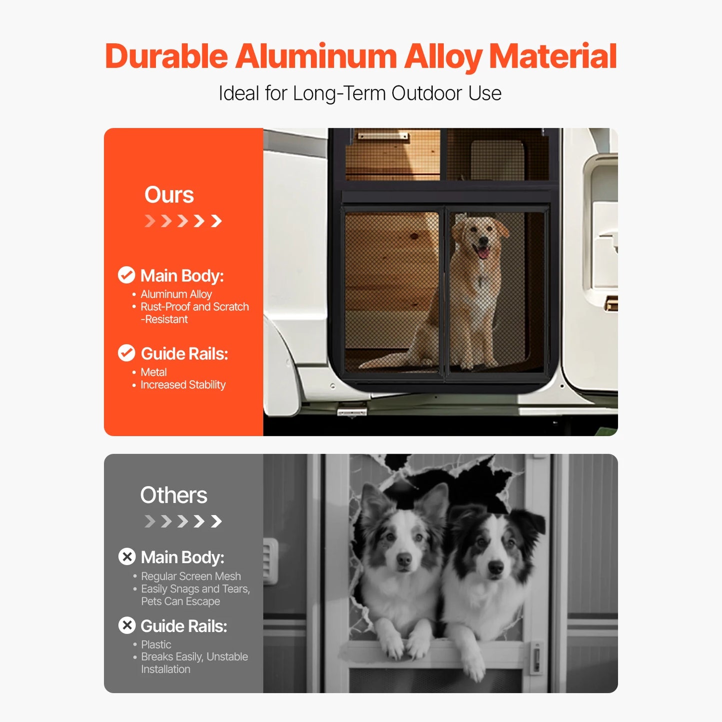 RV Entry Screen Door Protector