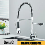 Black Kitchen Sink Faucet