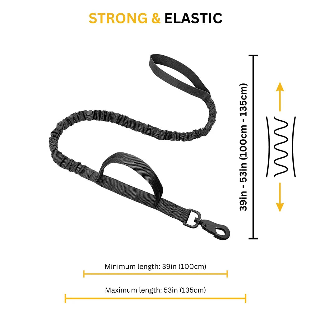 Tactical Dog Harness, Leash, Bags Set