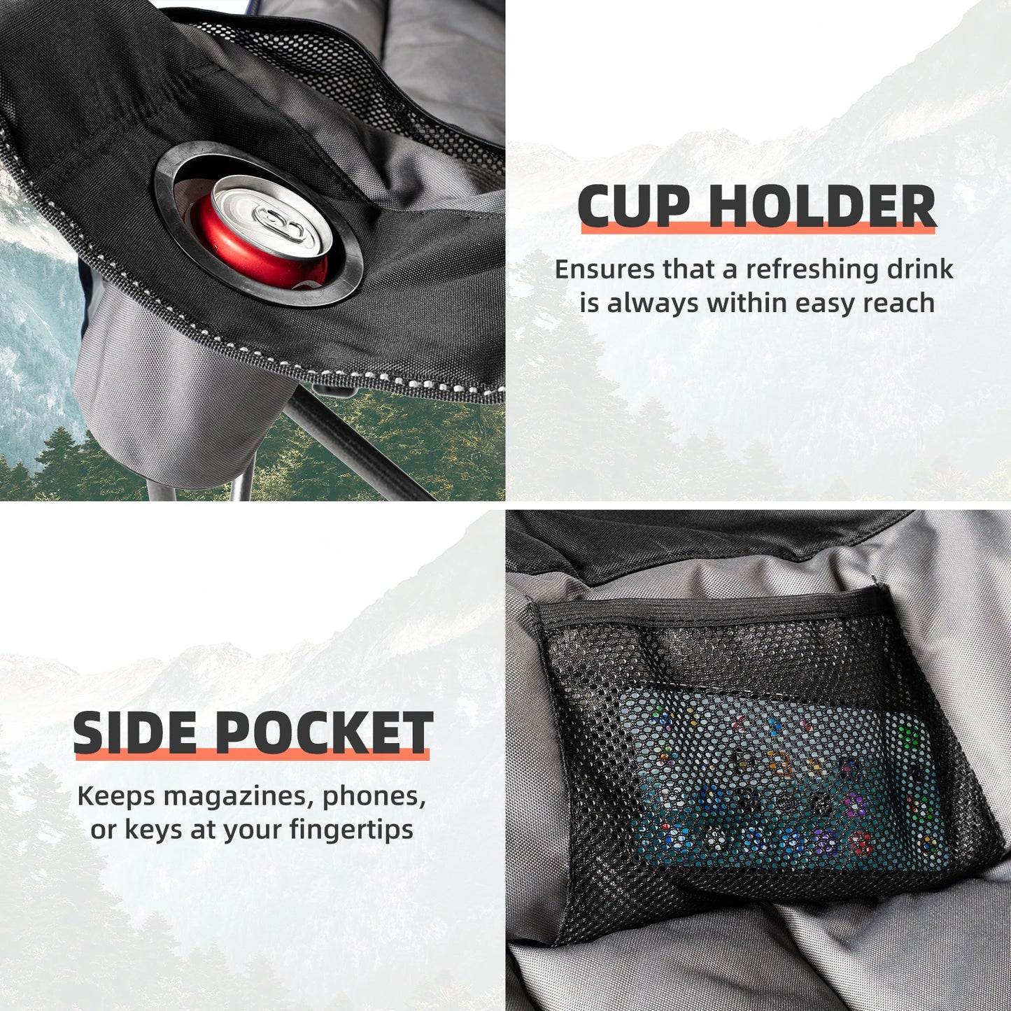 Oversized Padded Camping Chair