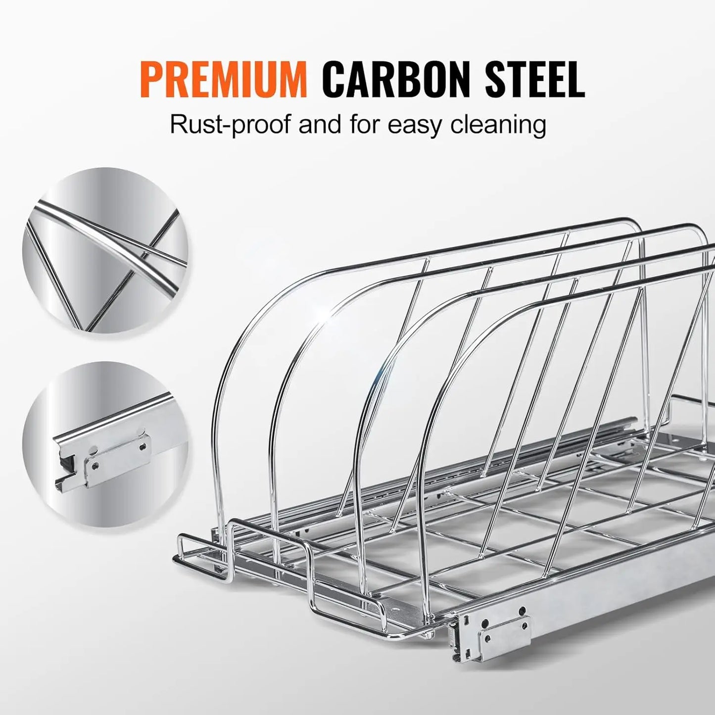 Expandable Pull Out Under Cabinet Organizer/Rack