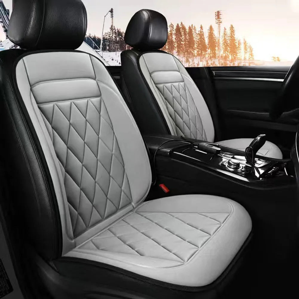Adjustable Heating Car Seat Cushion (Black & Gray only)