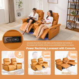 72" Loveseat Recliner Wall Hugger Reclining Loveseat