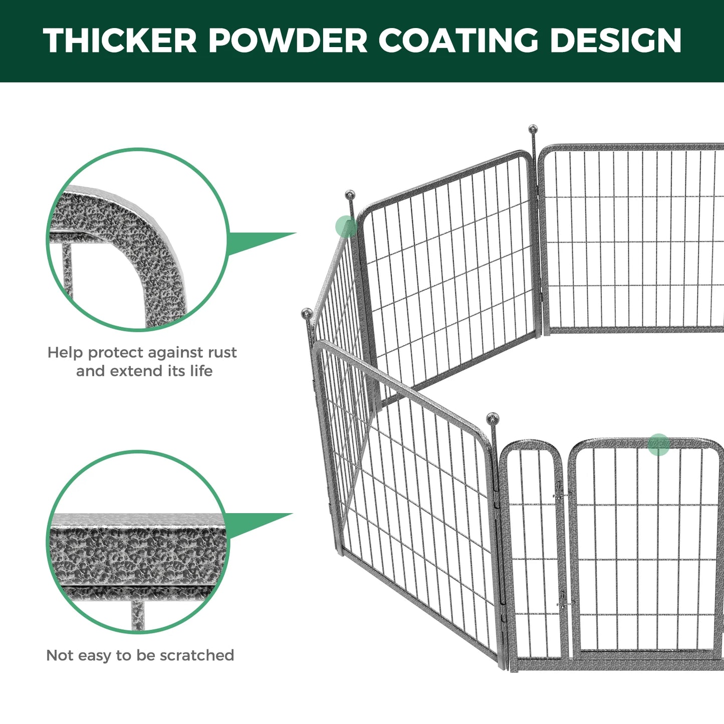 FXW Aster Dog Playpen, 24inch 16 Panels