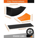 RV Leveling Blocks Ramp Kit - Up to 6in/35,000 lbs. max (1 Pack)