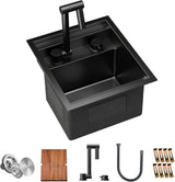 RV Kitchen Sink, 13 x 15 x 9 Inch Undermount Sink