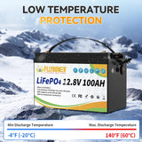 LiFePO4 Battery 12V 100Ah BMS Lithium Battery