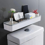 1pc Toilet Bathroom Storage Shelf Organizer