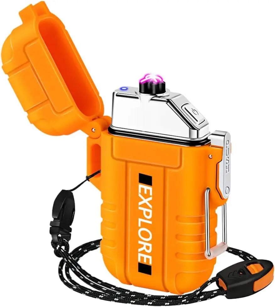 Waterproof Electric Lighter, Windproof, USB