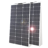 12V Flexible Waterproof Solar Panel Kit with Controller