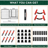 Metal Dog Fence with 2 Gates,16 Panels and 40" High