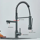 Black Kitchen Sink Faucet
