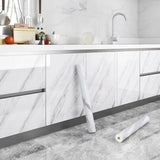 Adhesive Wallpaper Marble Decor 31.5 in. Width