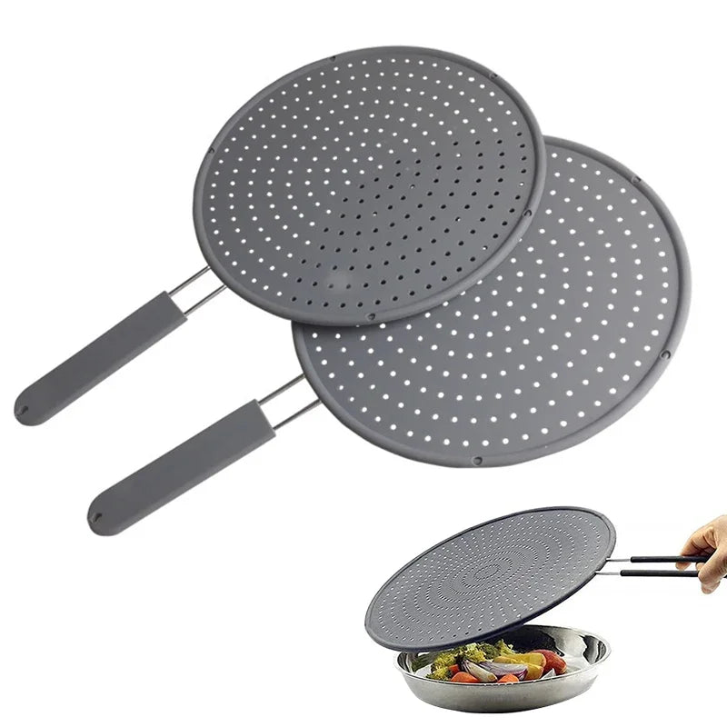 Universal Silicone Kitchen Splatter Screen and Drain Board