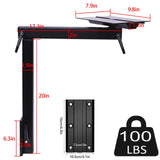 360 degrees Swivel Lagoon Table, with Side Folding Wall Function