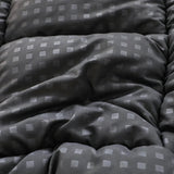 Dark Grey Quilted Mattress Pad