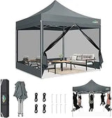 10x10 Heavy Duty Pop up Canopy with Sidewalls