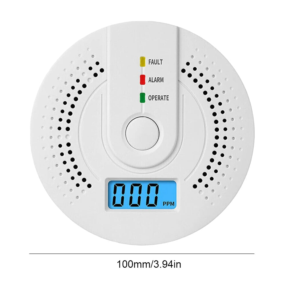 Digital Carbon Monoxide Detector Alarm Warning