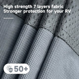Heavy Duty 5th Wheel RV Cover - Upgraded 7 Layer Top