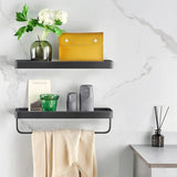 Bathroom Shelves Wall Mounted Tempered Glass