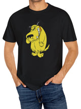 Comfortable Dog Paw Print T-shirt