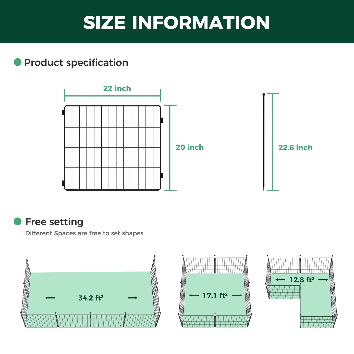 MiniPaws Dog Playpen Designed for Puppies/Small Dogs